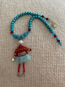 Christmas Doll Necklace