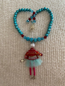 Christmas Doll Necklace