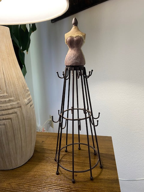 Vintage Jewelry Bust Necklace Stand