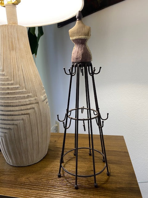 Vintage Jewelry Bust Necklace Stand