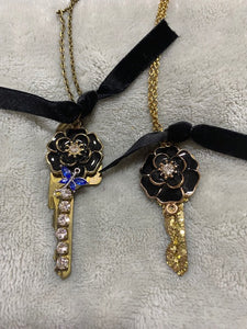 Whimsical Handcrafted Key Art Necklaces